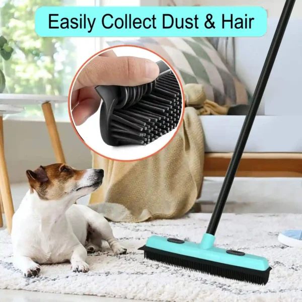 Handle Bar Brush Cleaner Pet Hair Removal Broom & Squeegee - Image 8